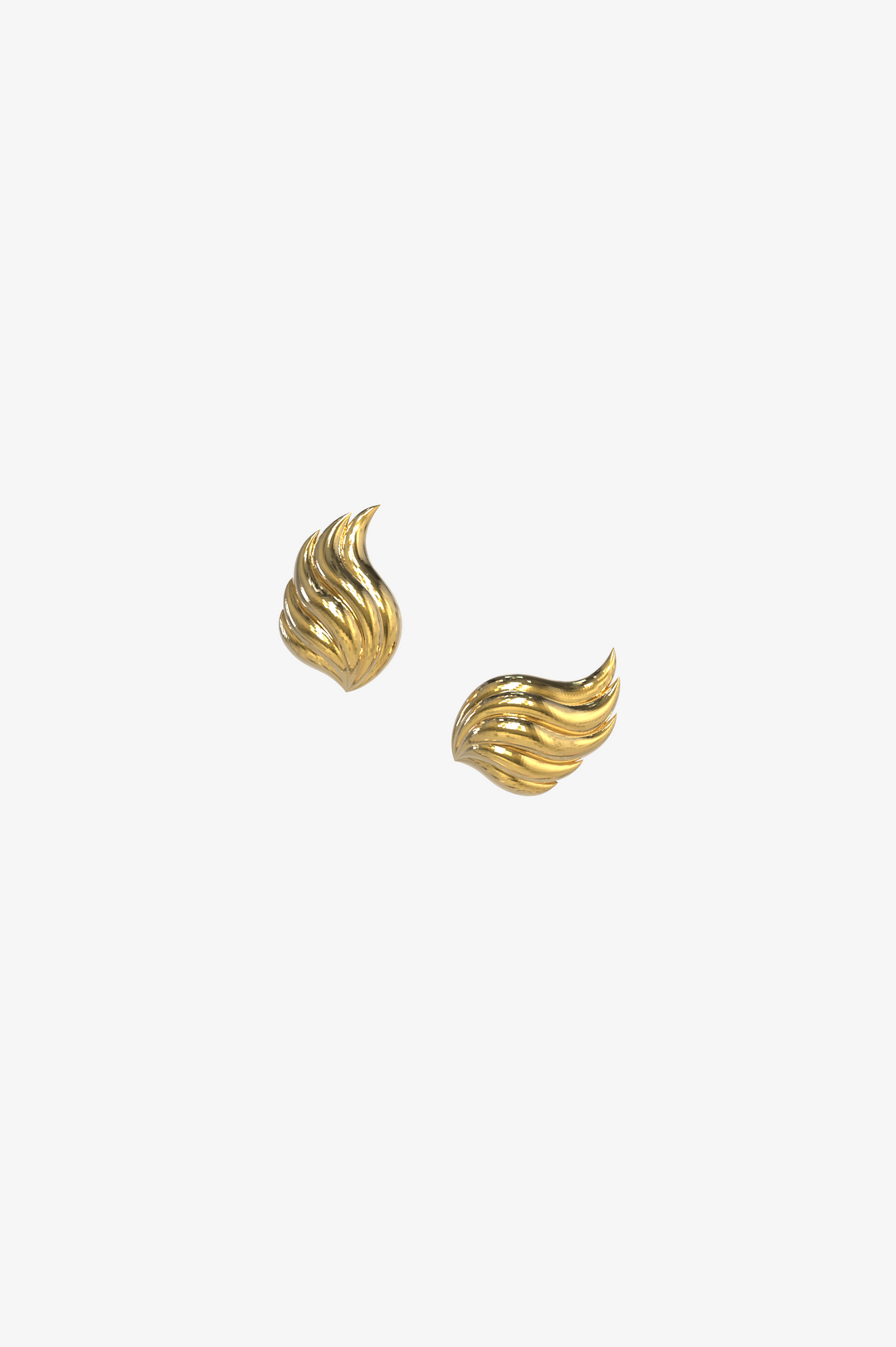 Brincos de Asas de Ouro Amarelo