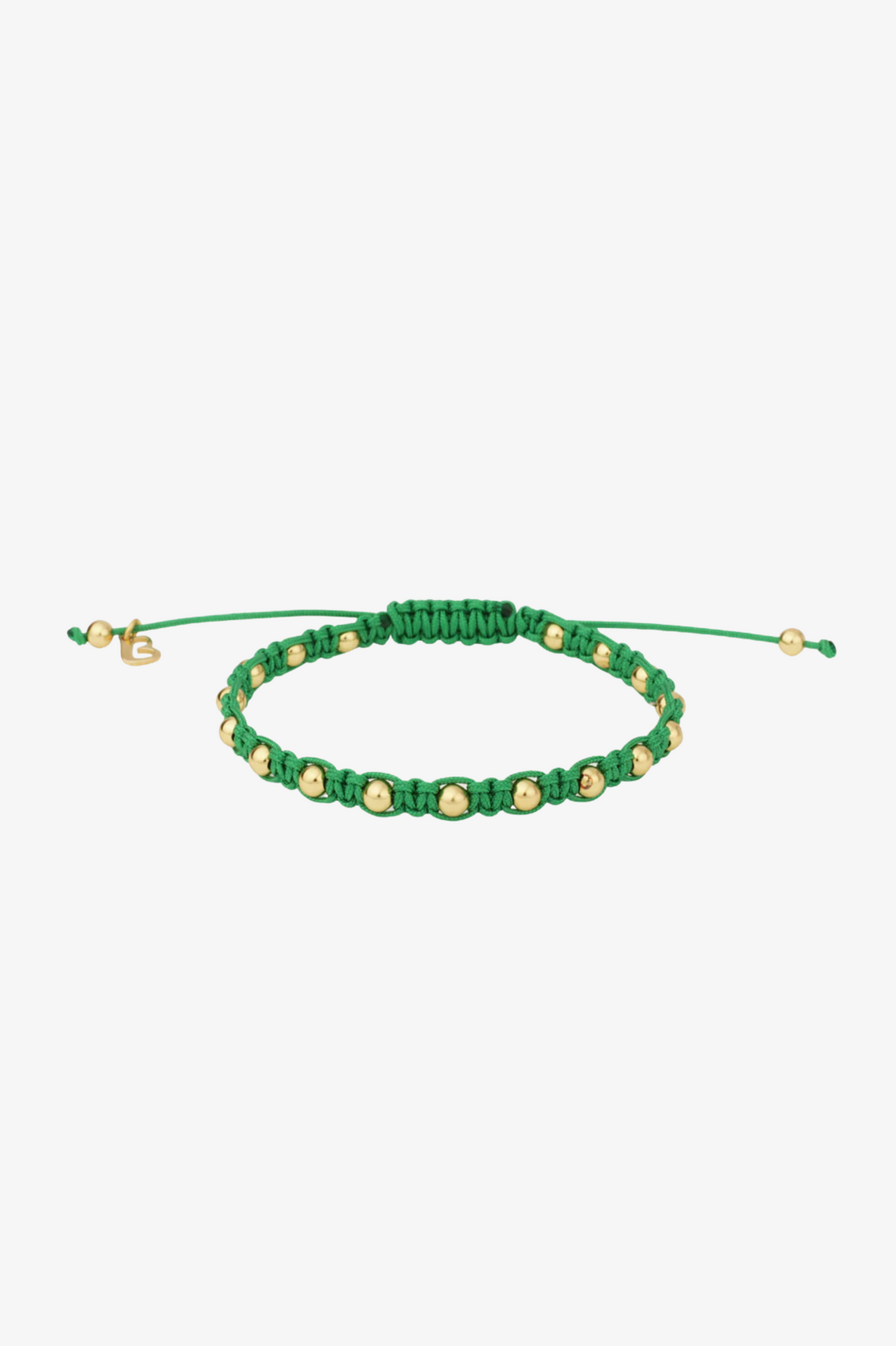 Pulseira de algodão com bolinhas