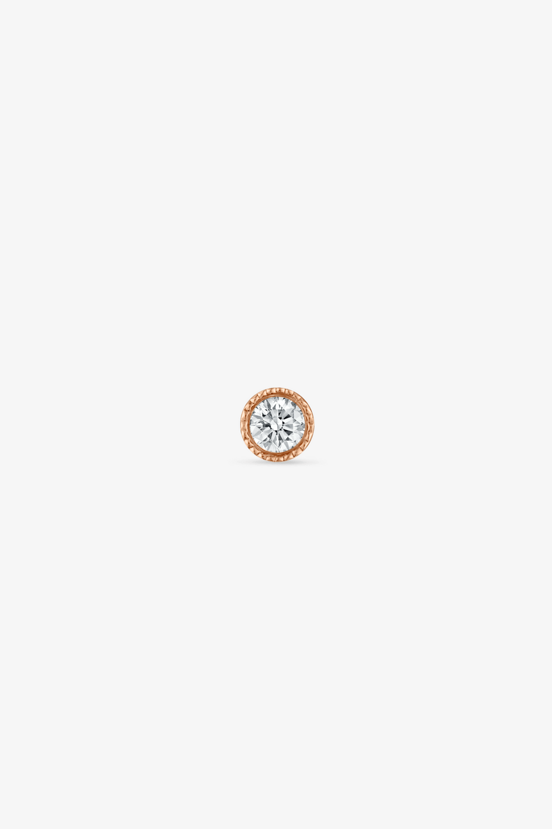 Scalloped Set Diamond Piercing