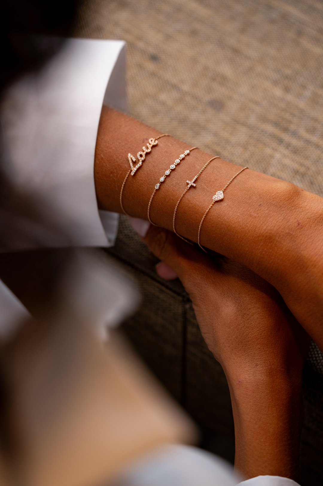 Círculo círculo com diamantes