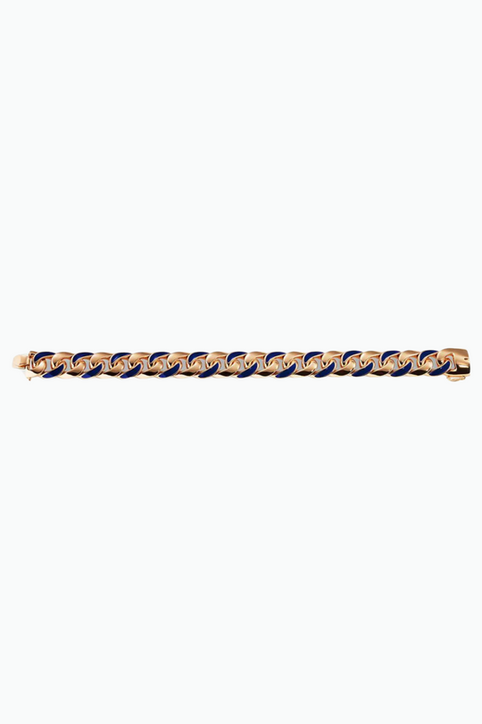 Pulseira corrente azul