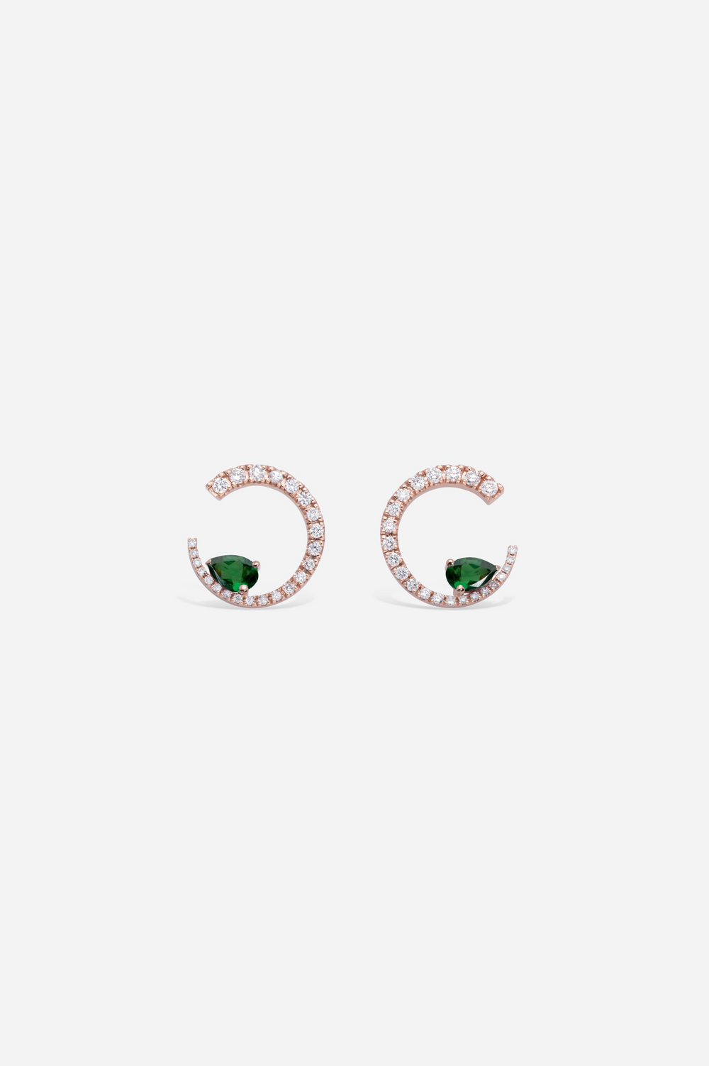 Earrings Sasa M Tsavoritas