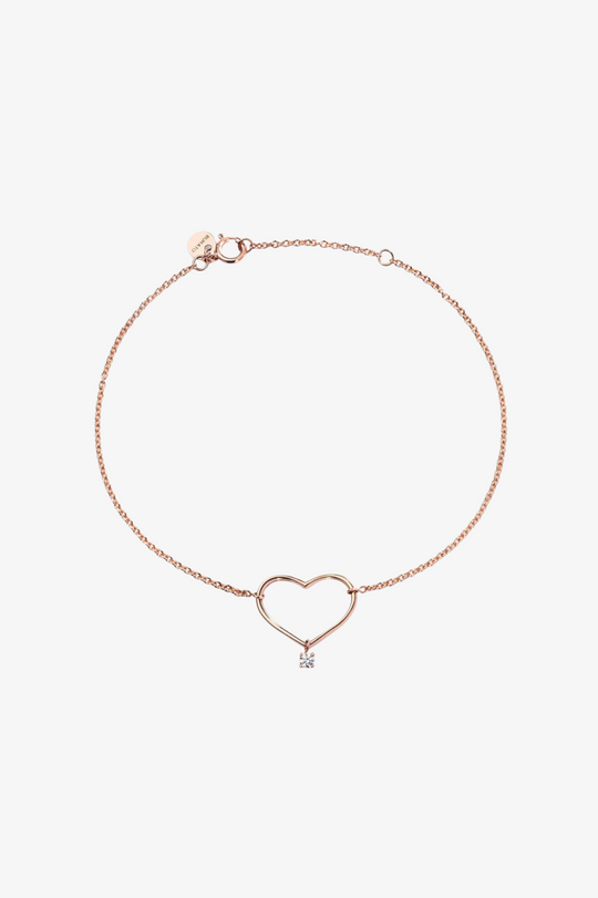 Pink Gold Bracelet with Diamond