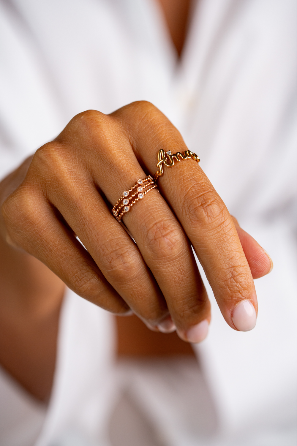 Amore Pink Gold Ring – Julieta Jóias