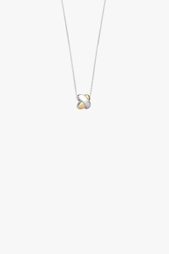 Colar mini em ouro e prata