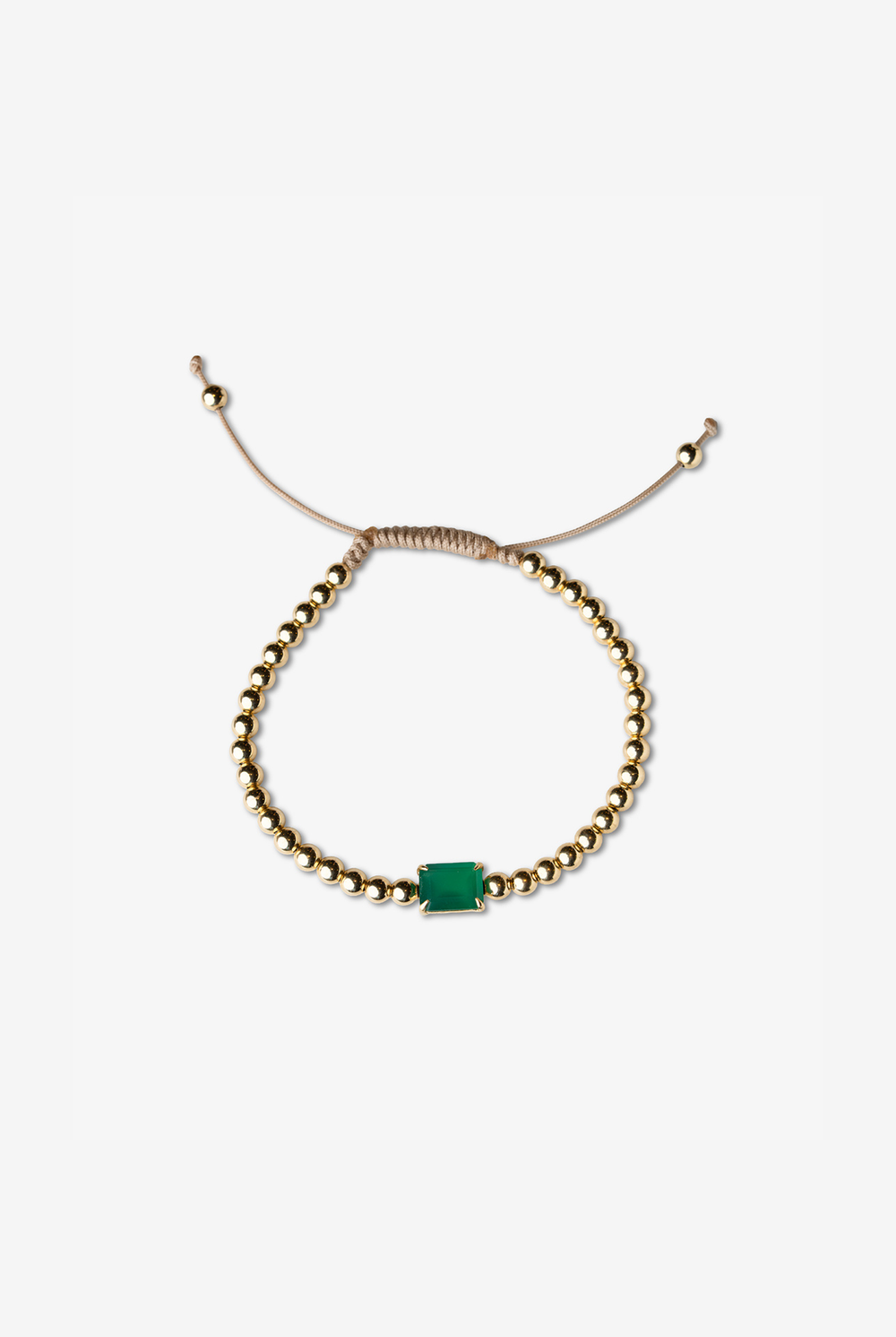 Pulseira em ouro amarelo com ónix 