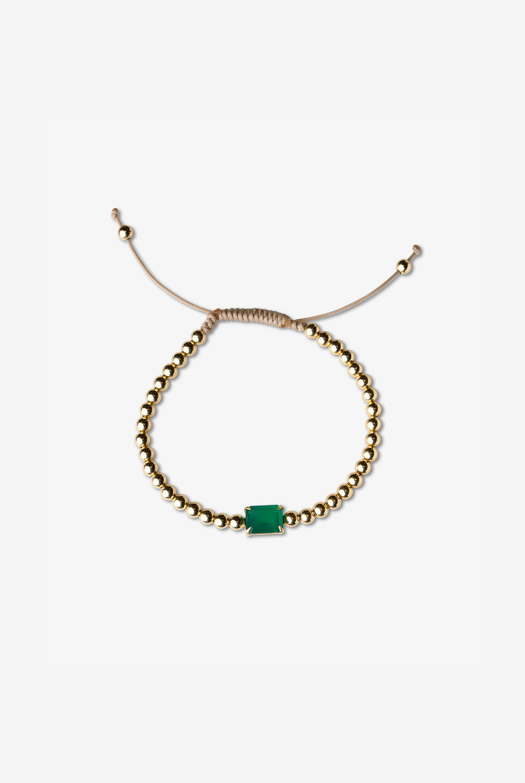 Pulseira em ouro amarelo com ónix 