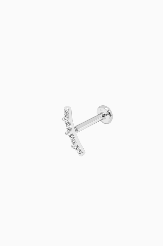 Piercing Constellation em Ouro Branco com Diamantes