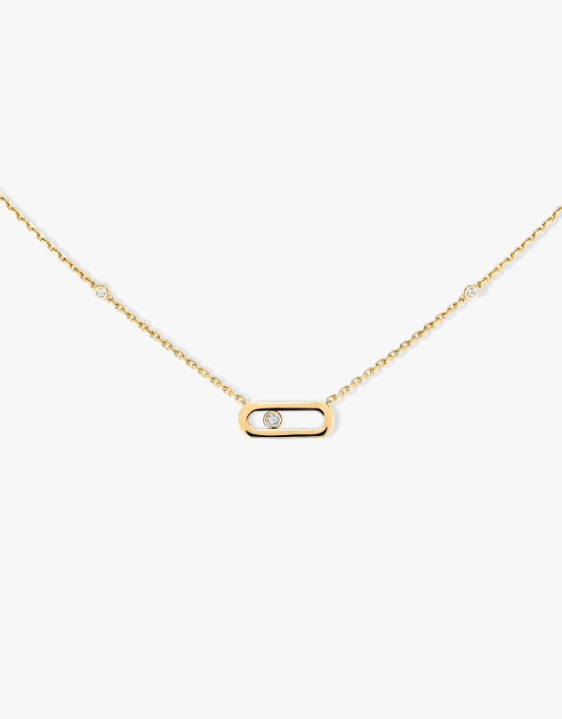 Gold Move Uno Necklace