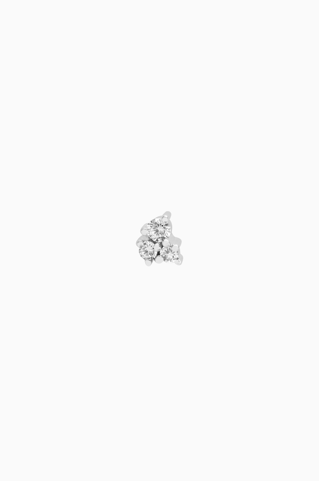 Piercing Trio em Ouro Branco com Diamantes
