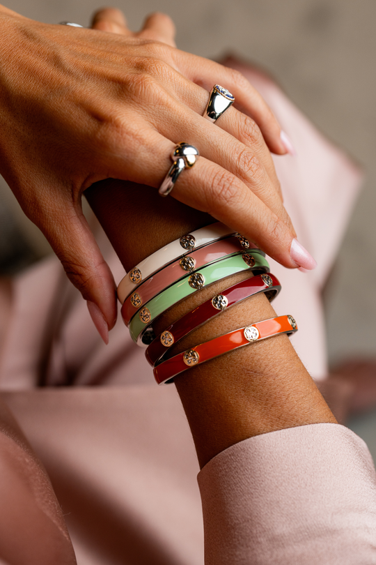 Pulseira Bangle Burgundy