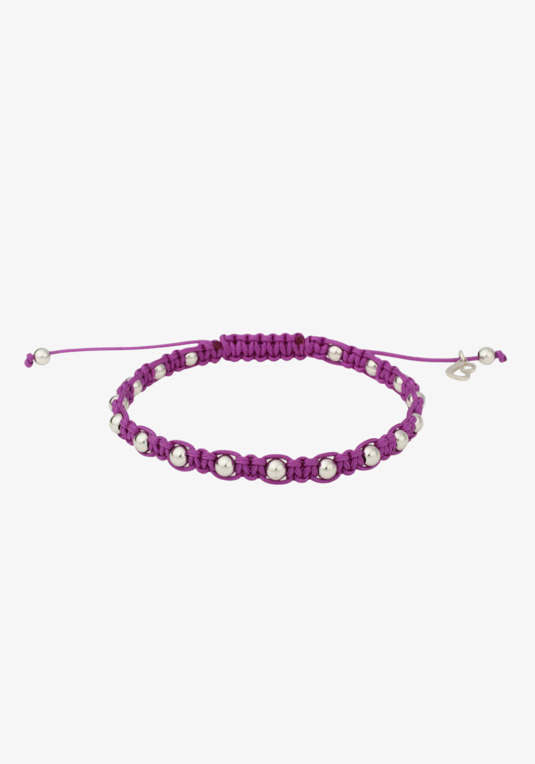 Pulseira de algodão com bolinhas