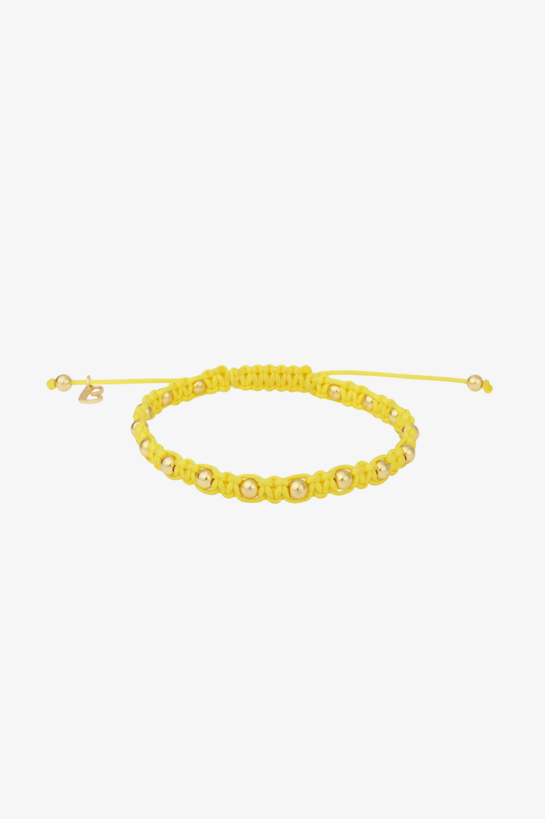 Pulseira de algodão com bolinhas