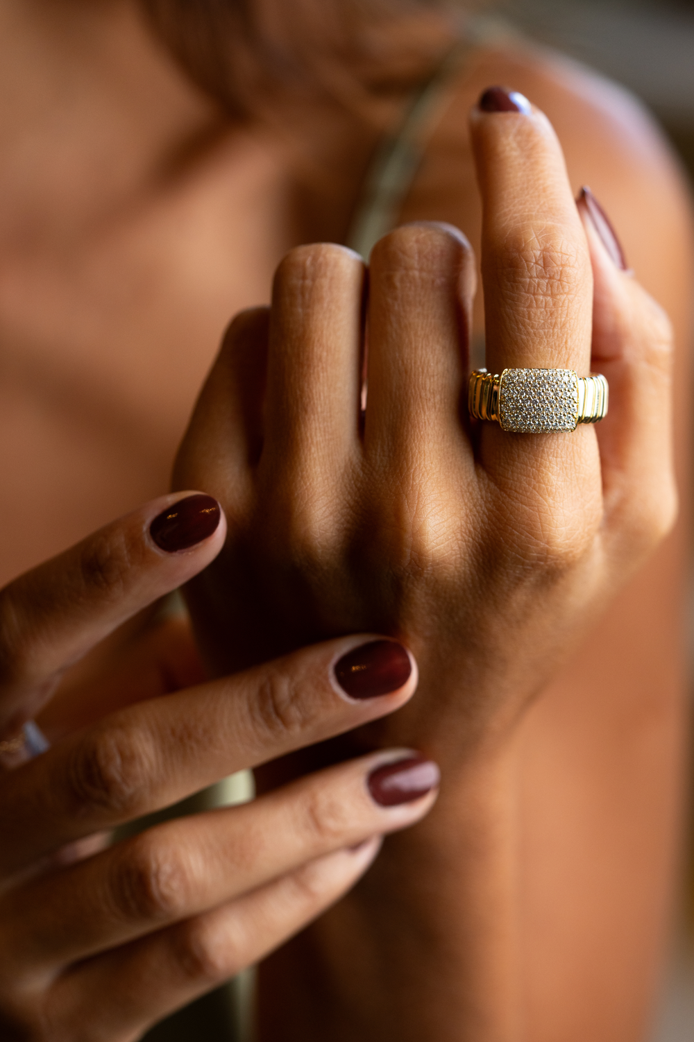 Anel em Ouro com Diamantes