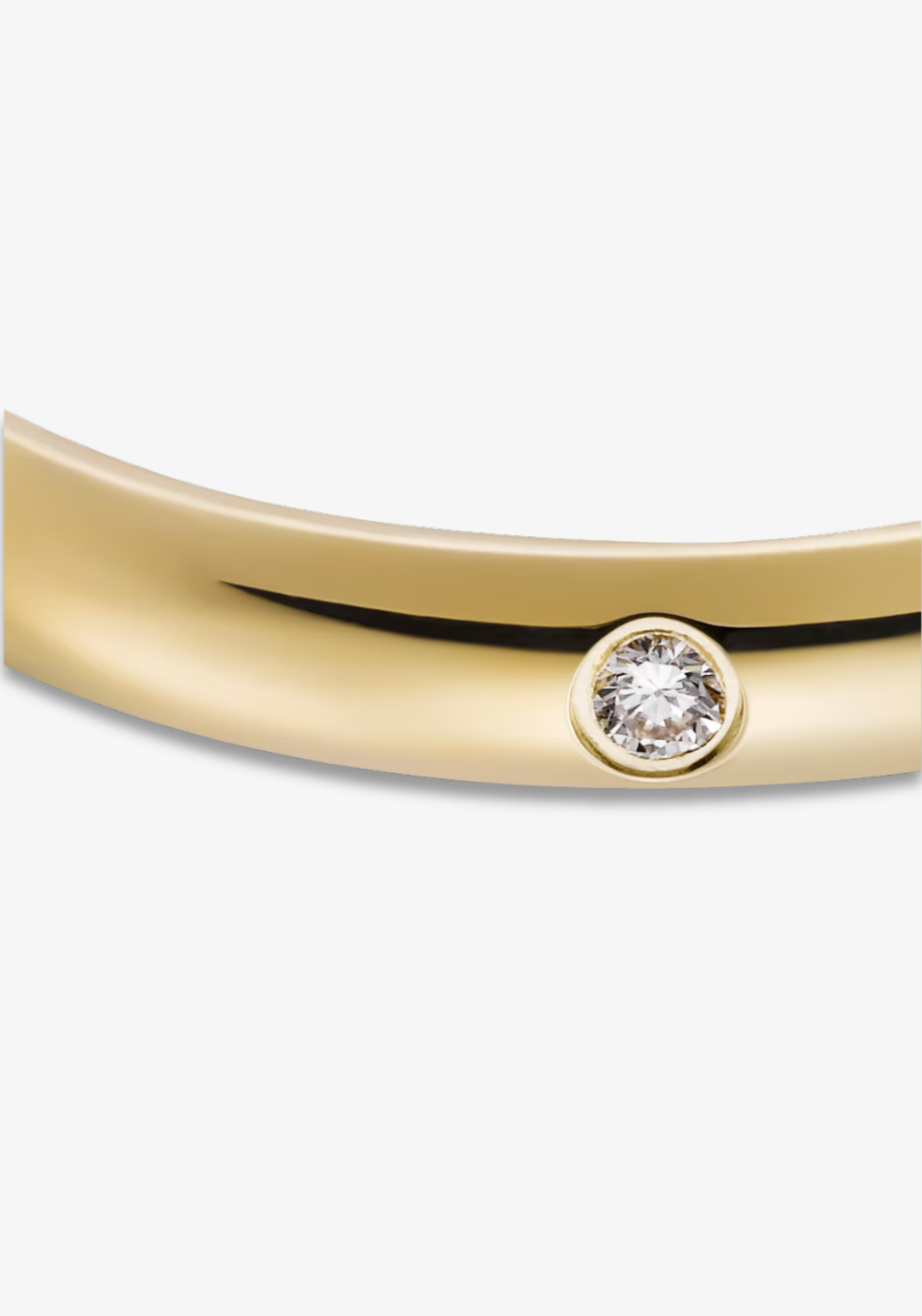 Aliança 2.6mm com Diamante