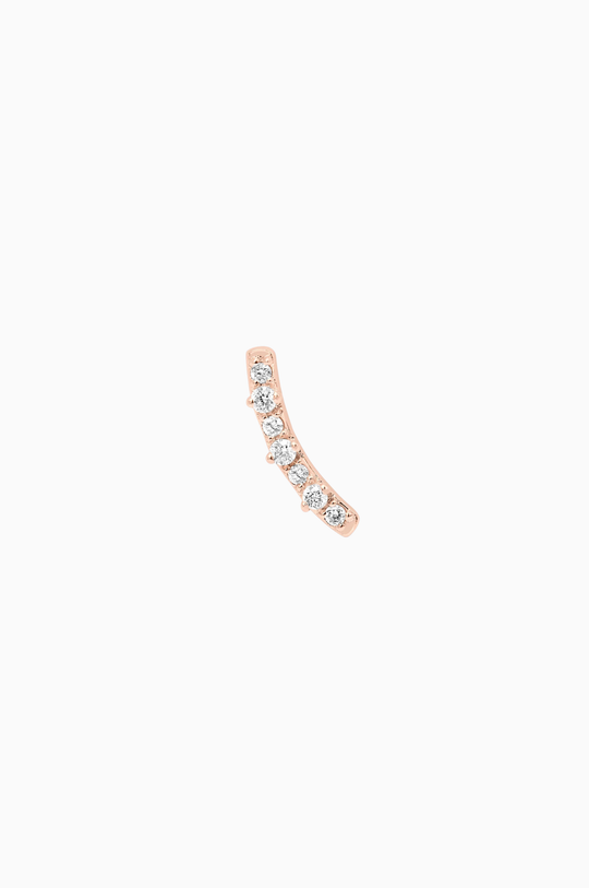 Pink Gold Constellation Piercing with Diamonds