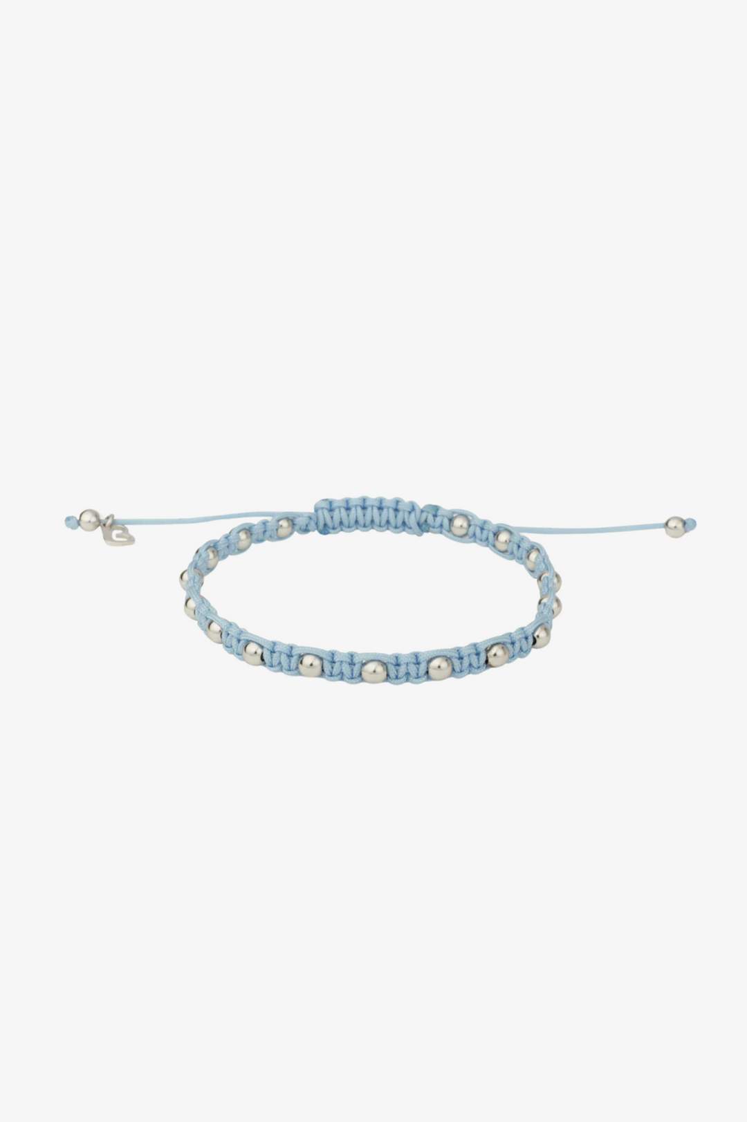 Pulseira de algodão com bolinhas