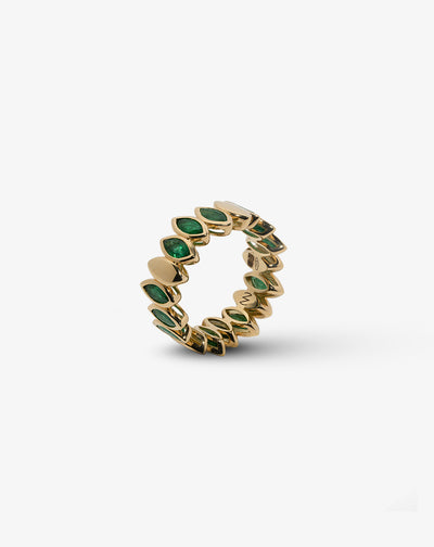 Yellow Gold and Emerald Ring