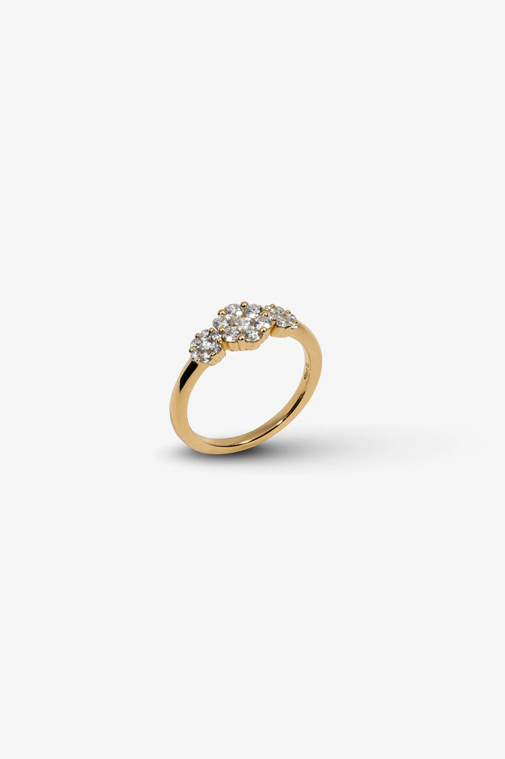 Yellow Gold and Diamonds Engagement Ring