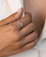White Gold with Diamonds Ring