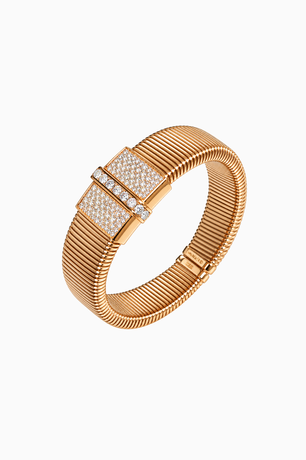 Pink Gold Bracelet with Diamonds