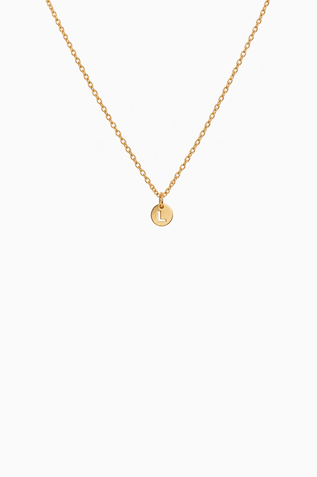Colar em Ouro Amarelo com Letra L