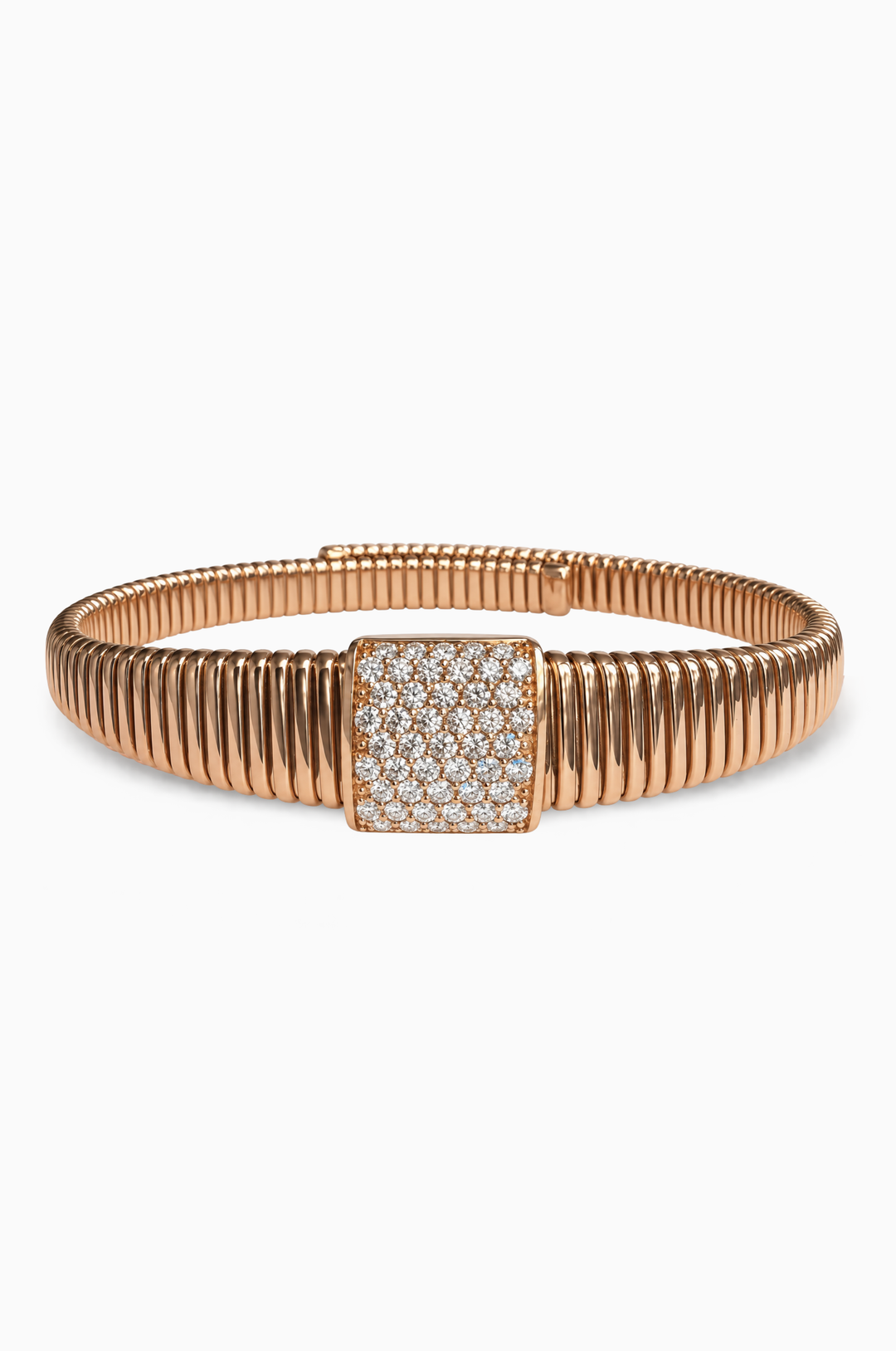 Pink Gold Bracelet with Diamonds