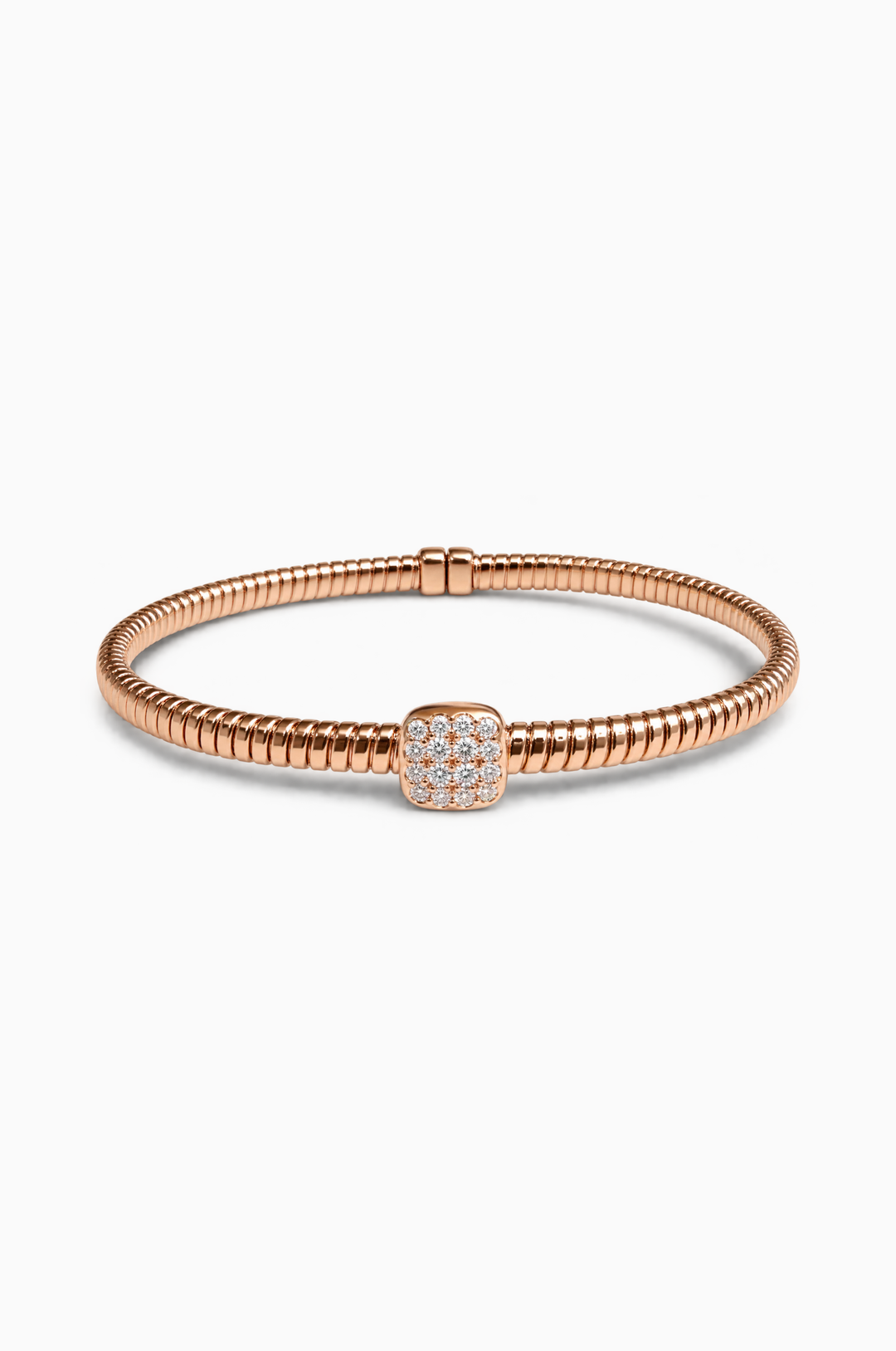Pink Gold Bracelet with Diamonds