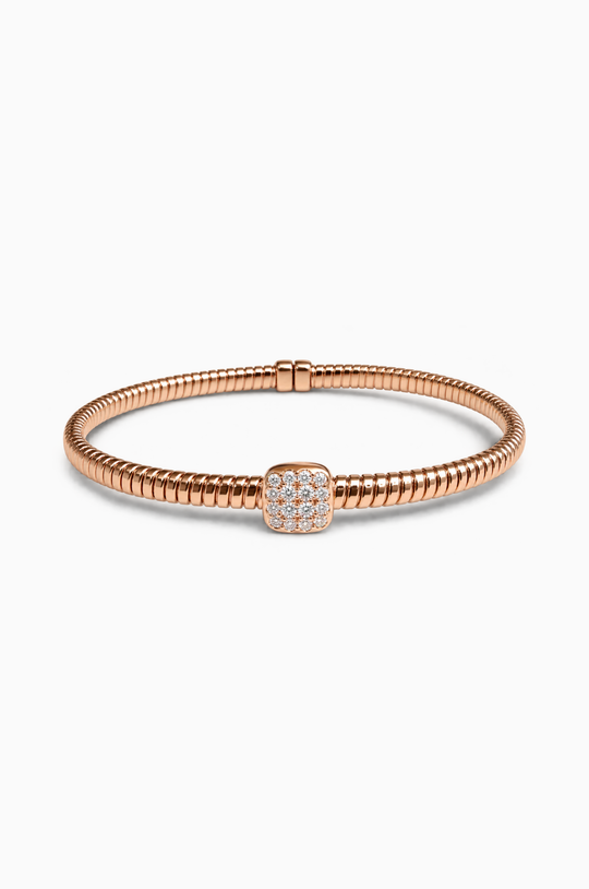 Pink Gold Bracelet with Diamonds
