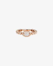 Pink Gold with Diamonds Ring