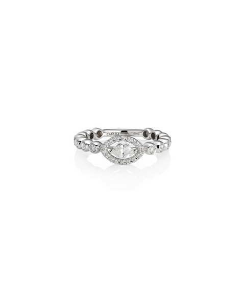 White Gold with Diamonds Ring