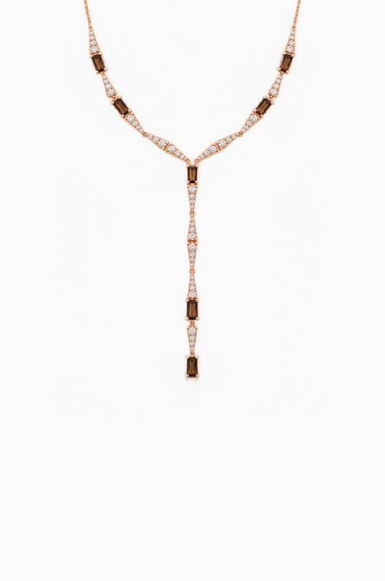 Smoky Club Long Necklace