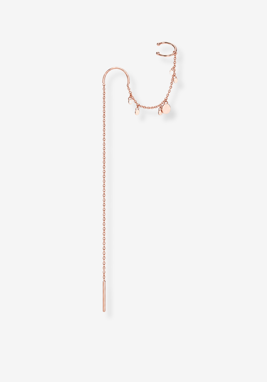 Brinco com ear cuff em ouro