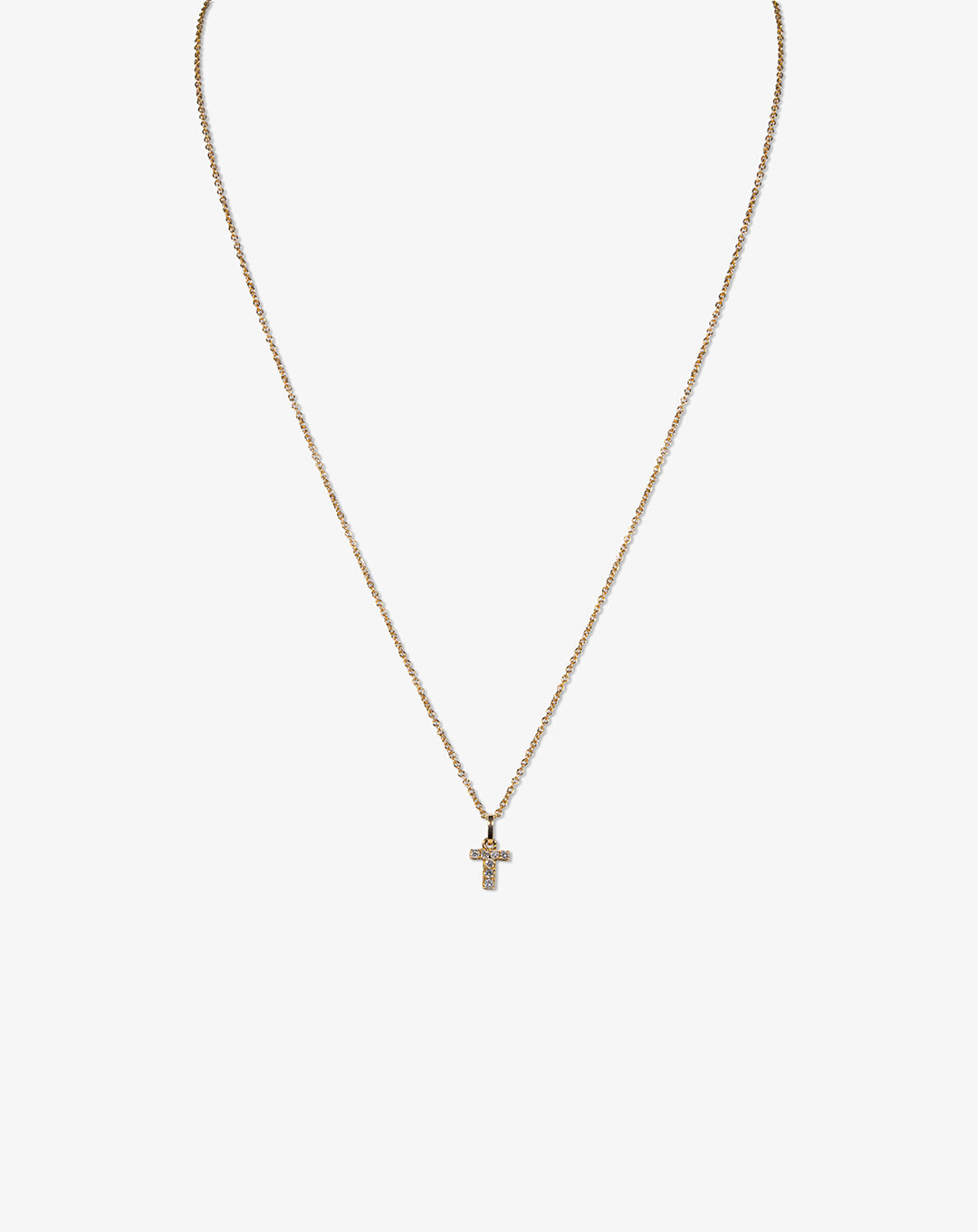 Colar letra em ouro e diamantes