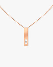 Pink Gold Diamond Necklace My First Diamond