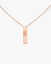 Pink Gold Diamond Necklace My First Diamond