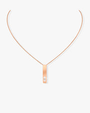 Pink Gold Diamond Necklace My First Diamond