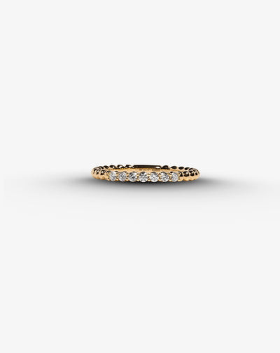 Pink Gold and Diamonds Ring