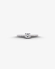 White Gold and Diamond Ring