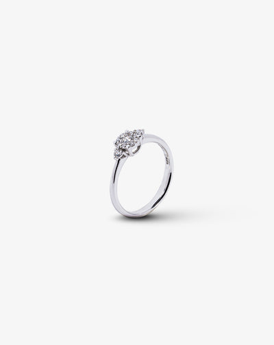 White Gold and Diamond Ring