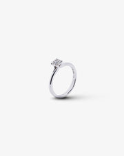 White Gold and Diamond Engagement Ring