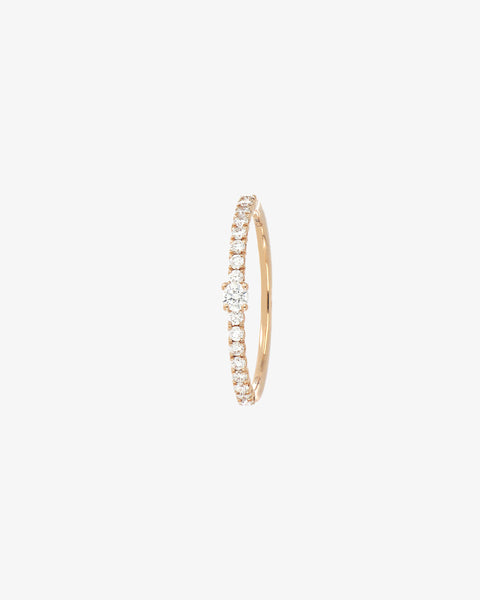 Pink Gold and Diamond Ring