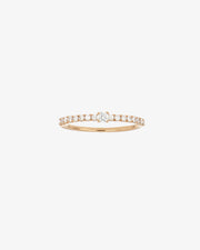 Pink Gold and Diamond Ring