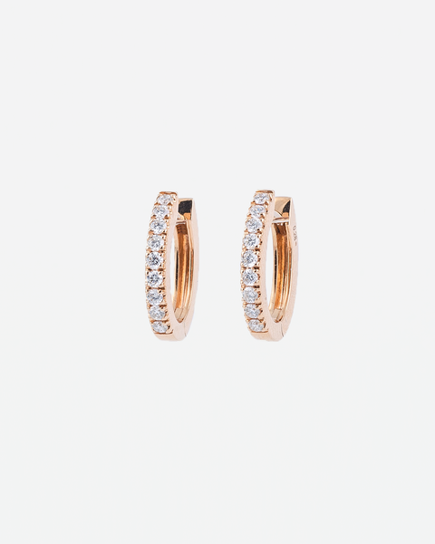 Rose Gold and Diamond Earrings II
