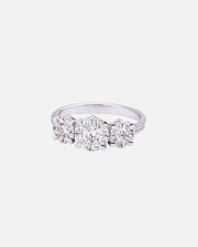 White Gold and Diamonds Engagement Ring