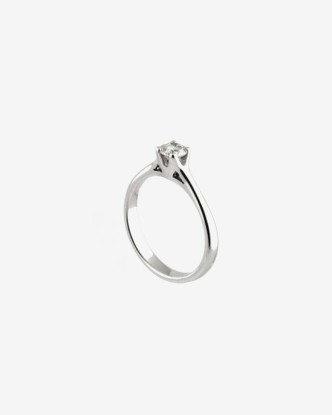 White Gold and Diamonds Ring X