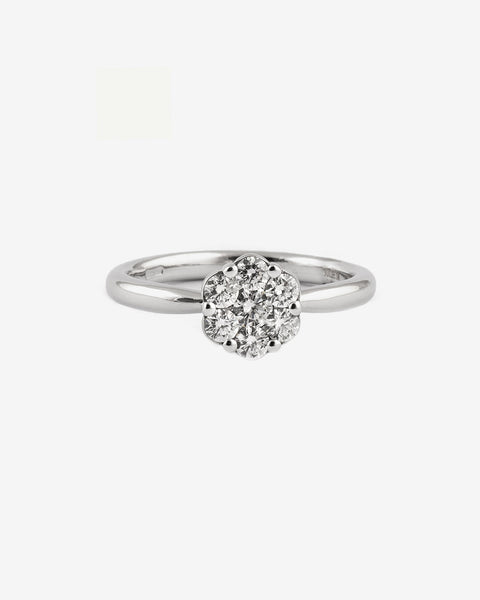 White Gold and Diamonds Engagement Ring XI