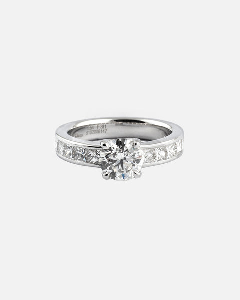 White Gold Diamond Engagement Ring III