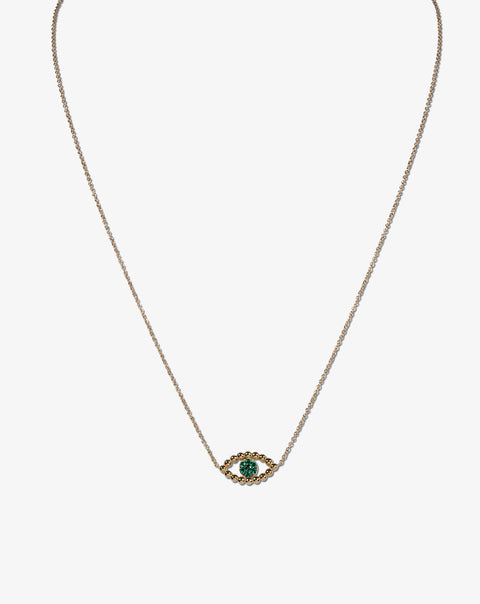 Gold Eye Necklace