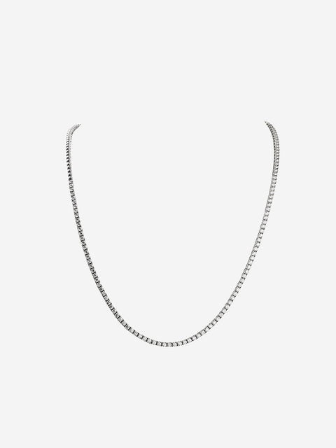 White Gold and Diamond Necklace